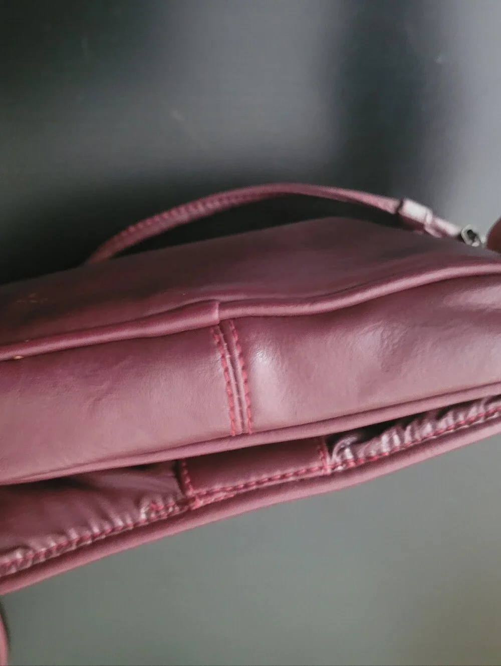 Pacific Connections Women's Burgundy Clutch/Crossbody Bag
